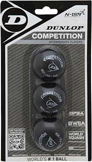 Dunlop Squash Balls Competition, Single Yellow Dot