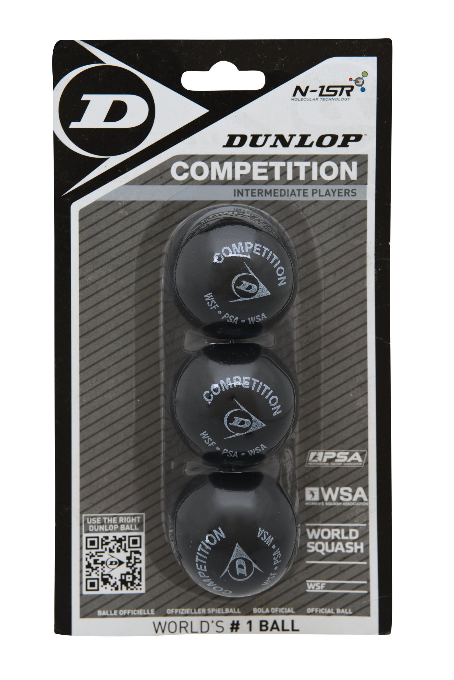 Dunlop Squash Balls Competition, Single Yellow Dot