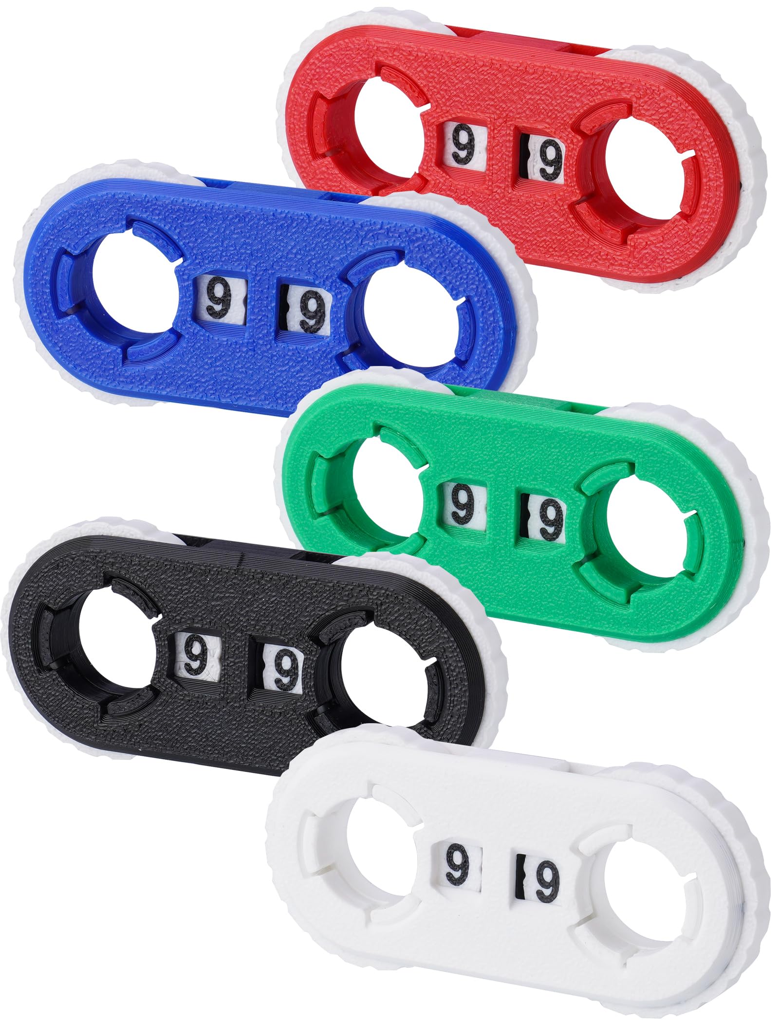 NiToy 5 Pcs MTG Life Counter, 3D Printed Health Tracker Spinner for RPG | Double
