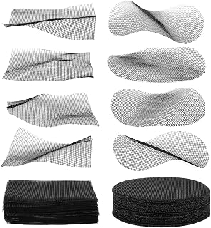 100pcs Round Square Mesh Flower Pot Pads Bonsai Drainage Bottom for Potted Garden Plants