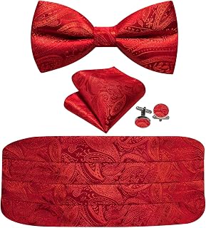 Hi-Tie Striped Necktie + Handkerchief + Cufflinks