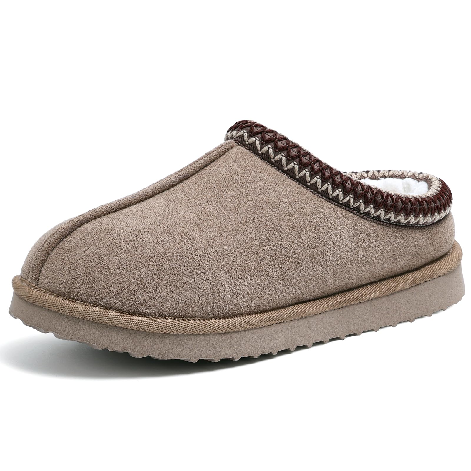 Women's Slippers Fuzzy Cozy Short Ankle Shoes Indoor and Outdoor Mules Furry War