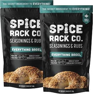 Everything Bagel Seasoning Spice Blend - Spice Rack Co Everything Bagel Seasoning Blend, Avocado Toast and Egg Spice Mix (2 Pack)