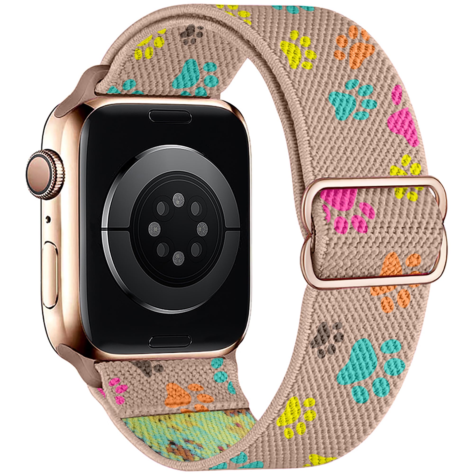 Paw Stretchy Bands Compatible with Apple Watch Band 40mm 41mm 38mm 46mm 44mm 45m