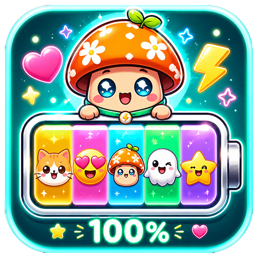 Emoji Battery: Shimeji Anime