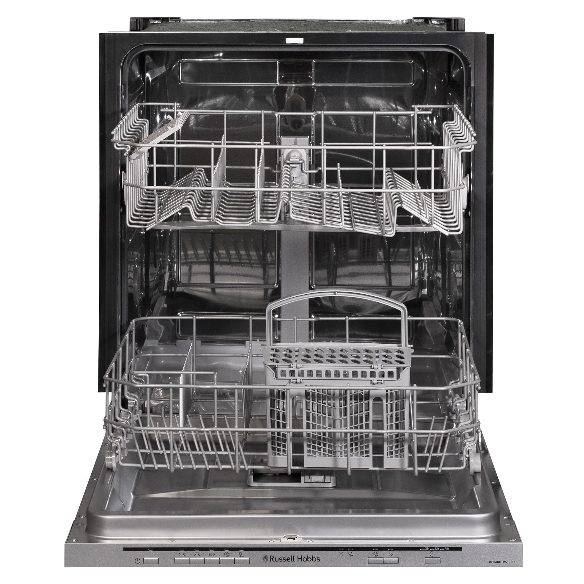 Russell Hobbs Fully Integrated, Built-In Dishwasher, Class E, 12 Place Settings,