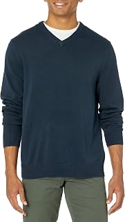 Amazon Essentials Men's V-Neck Pullover (Available in Big and Tall Sizes)