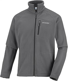 Columbia Men's Fast Trek II Full Zip Fleece Jacket, Grill, X-Large