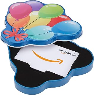 Amazon.de Gift Card in Gift Box (Birthday Balloons)