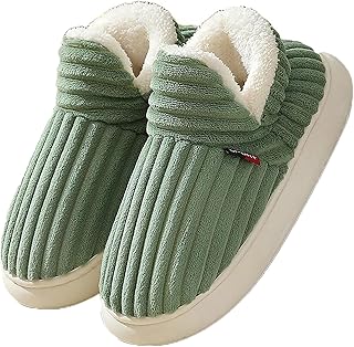 Misolin Chaussons Femme Hiver Hommes Chauds Confortable Pantoufles