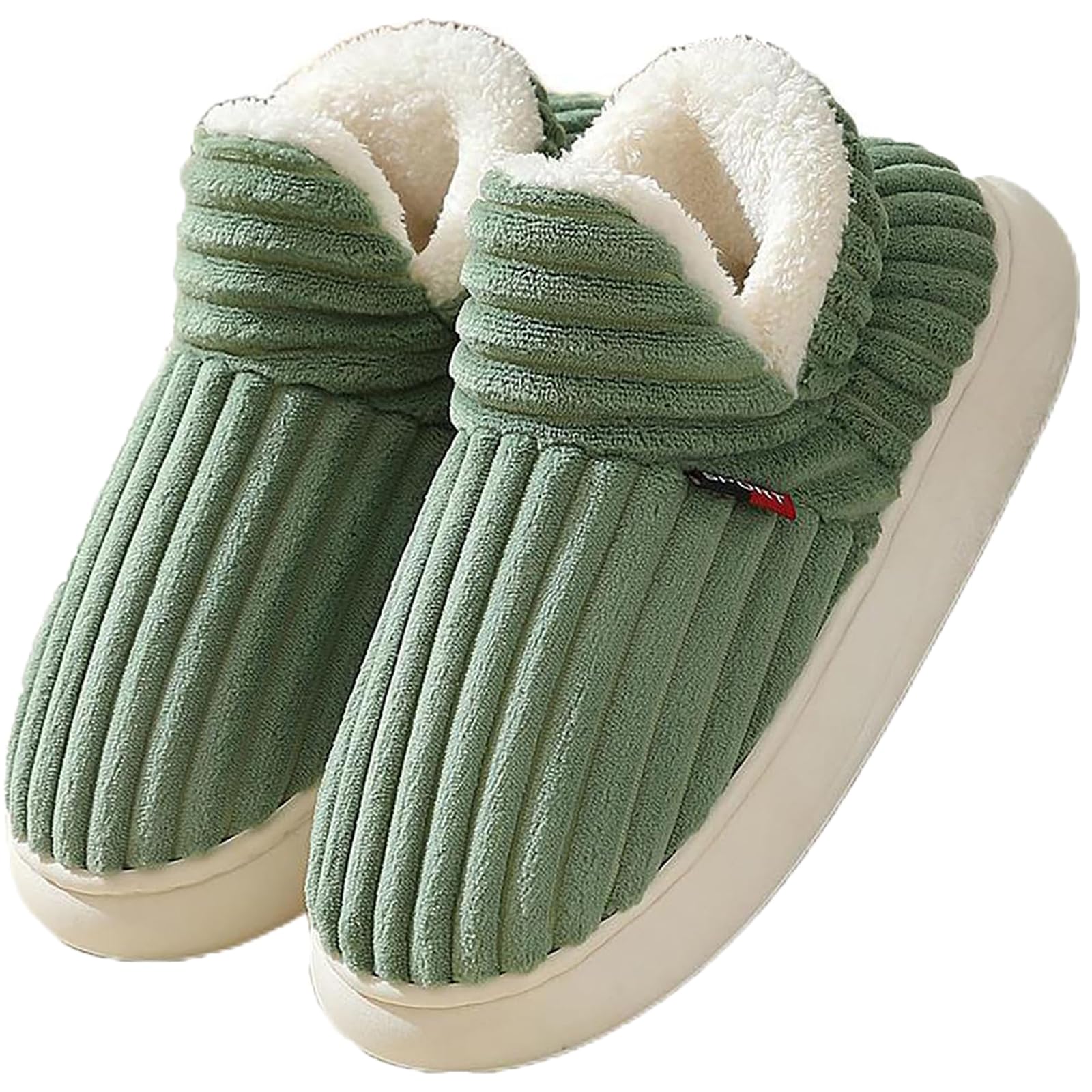 Misolin Chaussons Femme Hiver Hommes Chauds Confortable Pantoufles