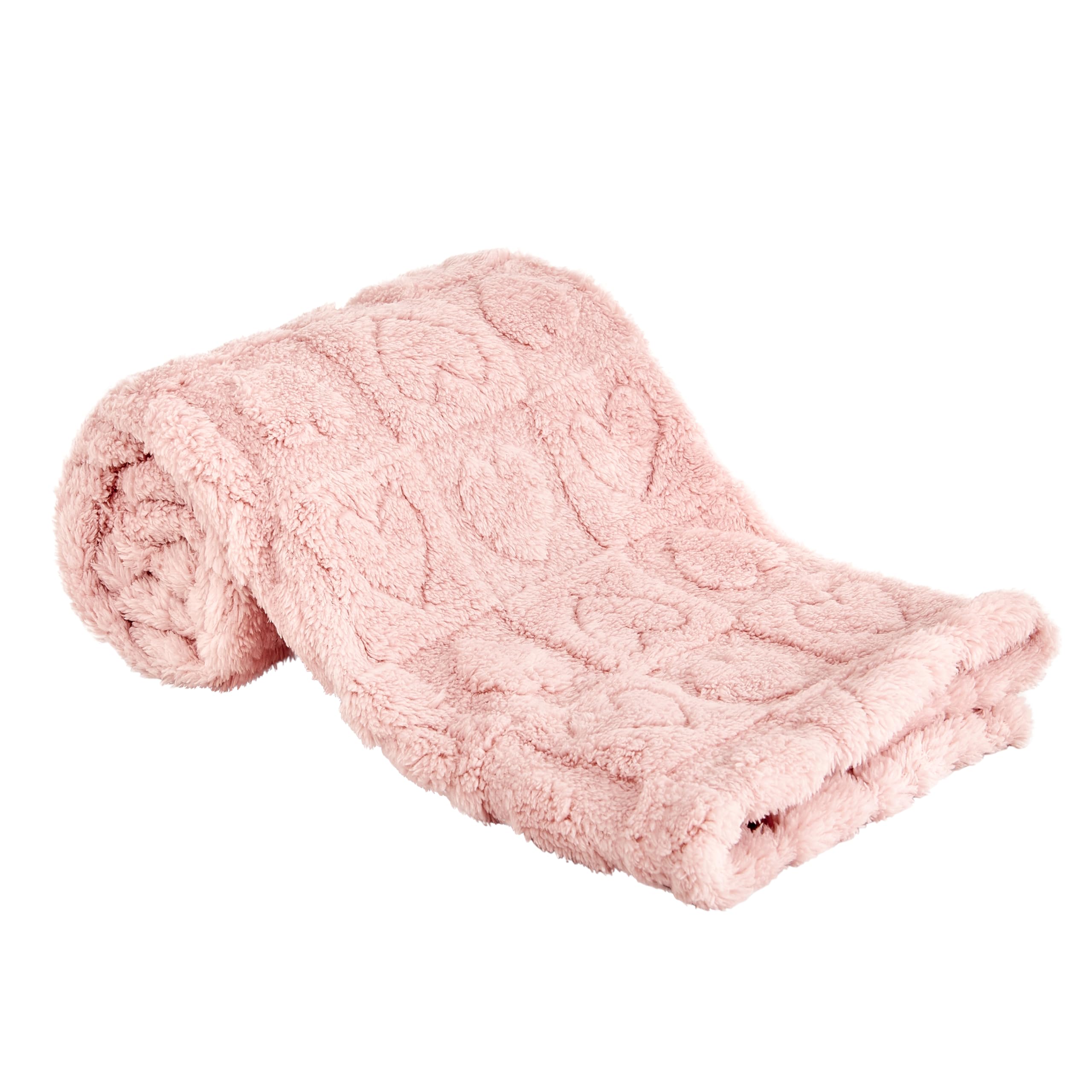 Yurhap Heart Baby Blanket, Love Plush Fleece Baby Blankets for Girls Boys | Soft