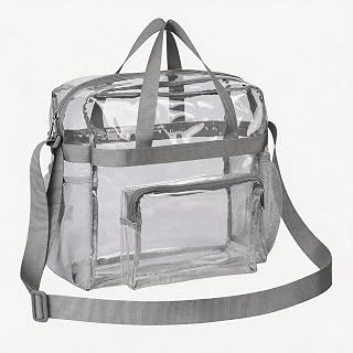 Stadium Approved Clear Shoulder Bag for Concerts, Work and Sports
