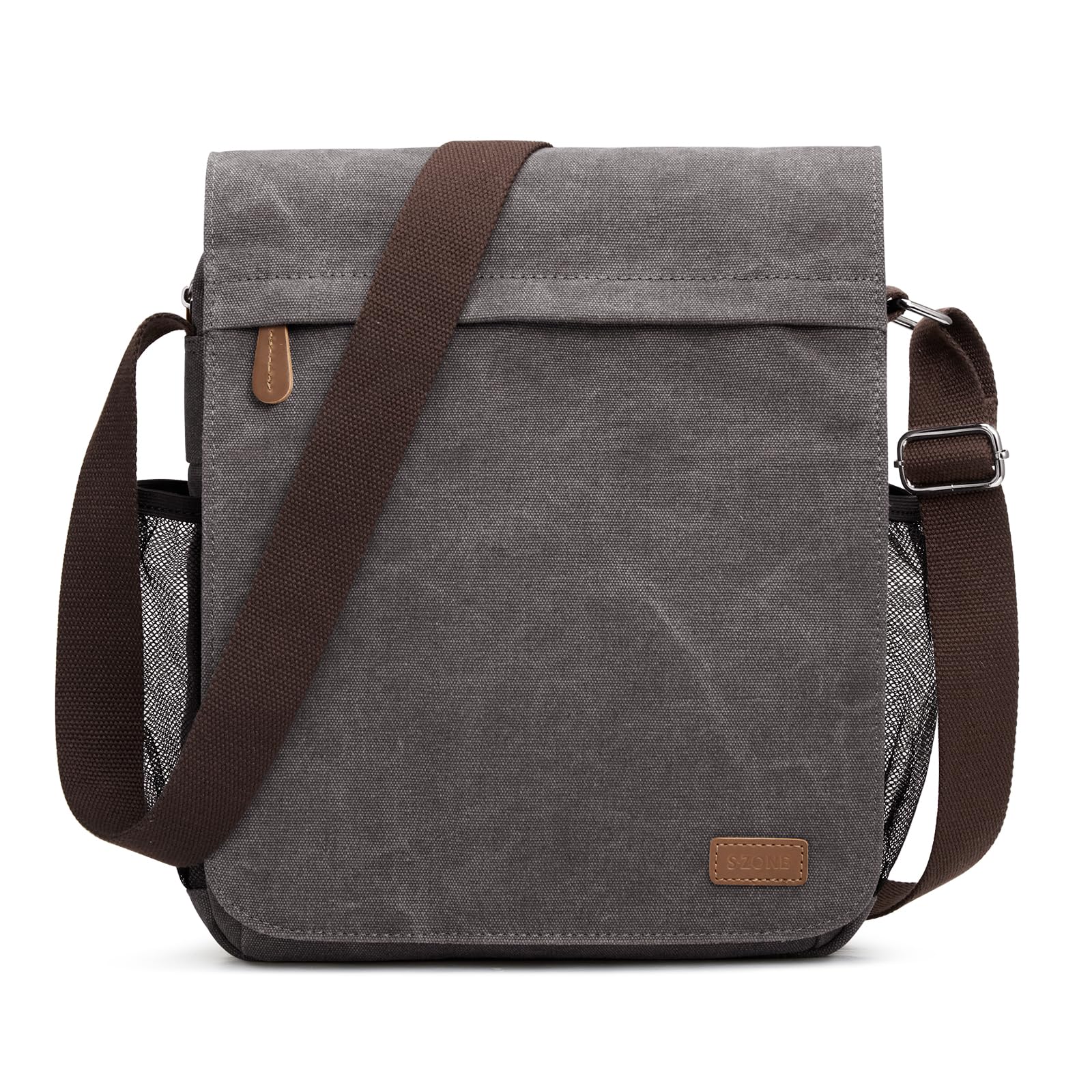 S-Zone Shoulder Bag, Men's, 15.6-inch Compatible, Messenger Bag, Canvas, One Sho
