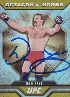 Topps Don Frye Signed 2010 Ufc Octagon Of Honor Card Ooh-7 8 9 10 Mma - Autographed Ufc Cards
