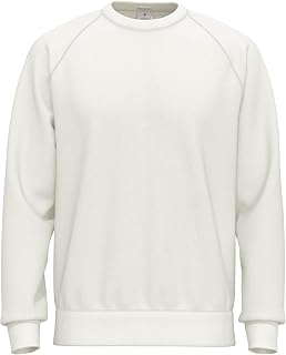 SoftSpun Sweatshirt for Men UK | 100% Original Plain Raglan Mens Crew Neck Terry Cotton Sweatshirts Jumpers for men | Year-Round Men's Sweatshirts No Hood for Casual, Work and Gym