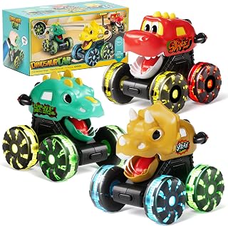 Dinosaur Monster Truck Toys for 1 2 3 Year Old Boy