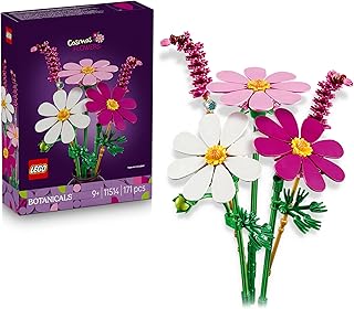 LEGO Botanicals Cosmos Flowers 11514 | Toys for 9+ Year Old Girls, Artificial Flower Bouquet, 3 Faux Cosmos, DIY Bedroom Decor, Birthday Gift, 171 Pieces