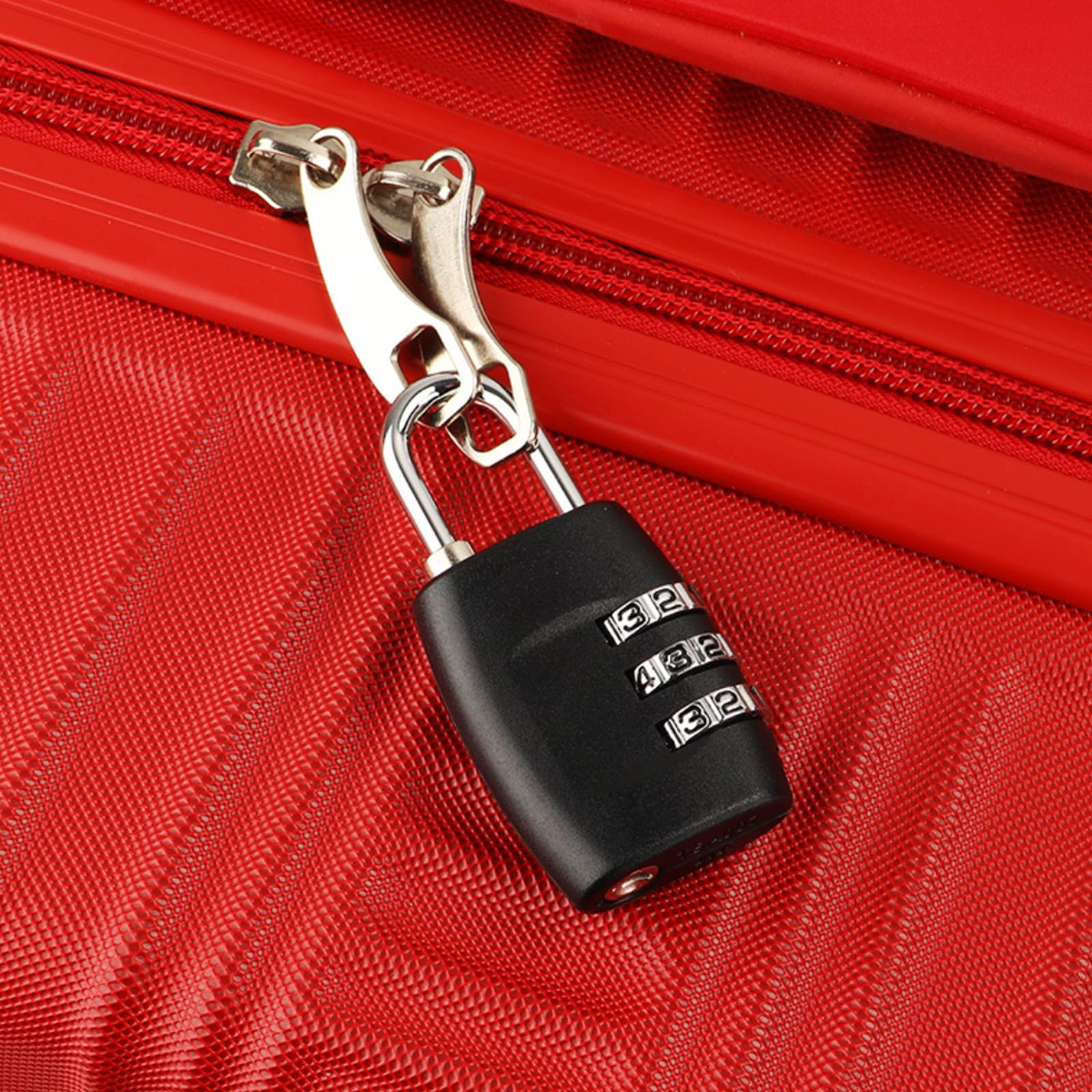 3 Digit Combination Padlock Gym Locker Travel Luggage Cabinet Resettable Passwor