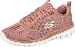 Skechers Graceful Get Conne Women's Low-Top Sneakers, White, 3 UK