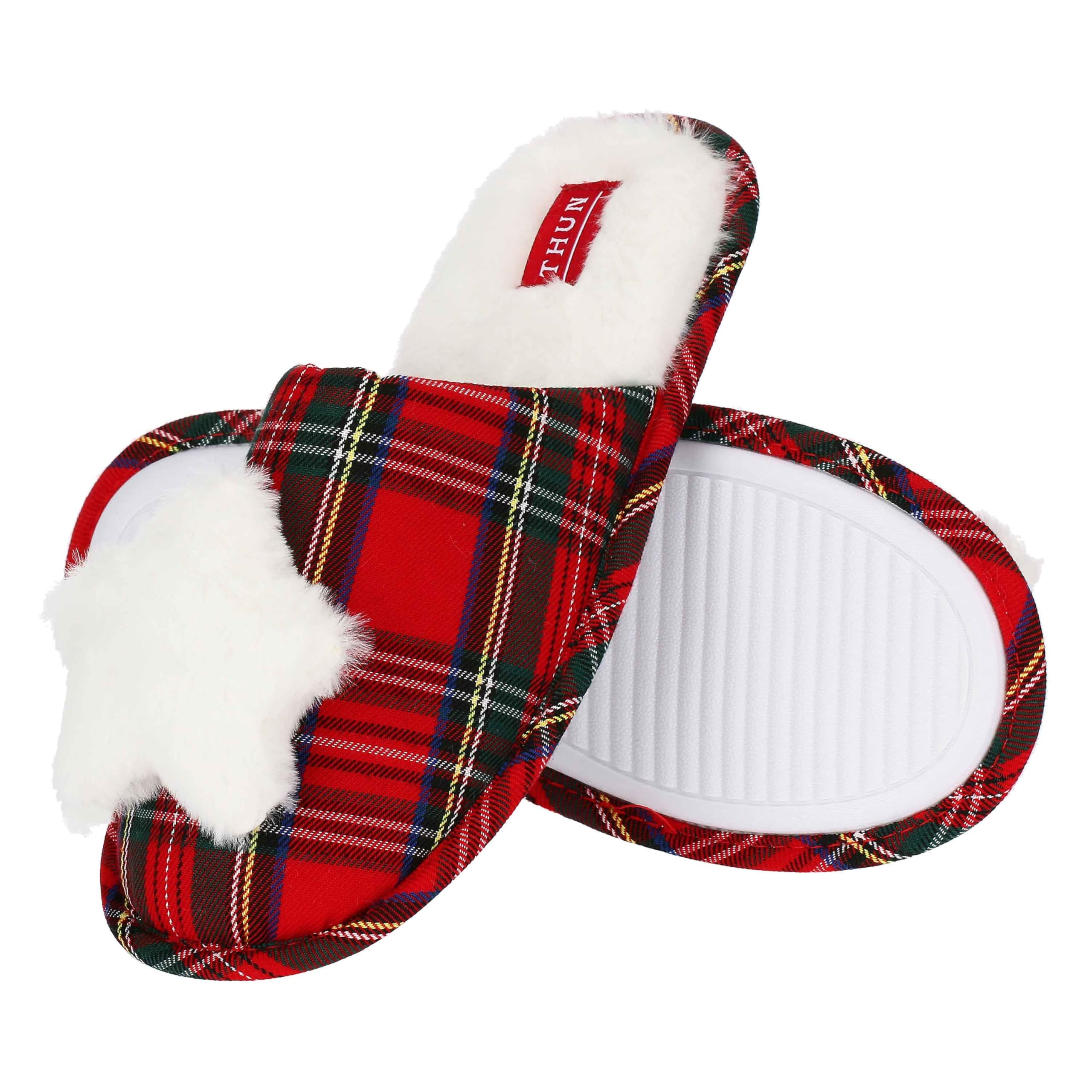 THUN - Tartan Slippers with Star Size 38-39-38-39