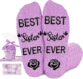Gifts for Women - Fuzzy Socks Christmas Birthday Stuff for Grandma Sister Mother Daughter in Law, Dog Cat Lover Gift
