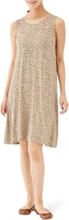 Amazon Essentials Women's Dress, Sleeveless, A-Line Silhouette, Large Size