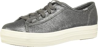 Keds Women's Kickstart Retro Perf Lea Wht / Green Sneakers