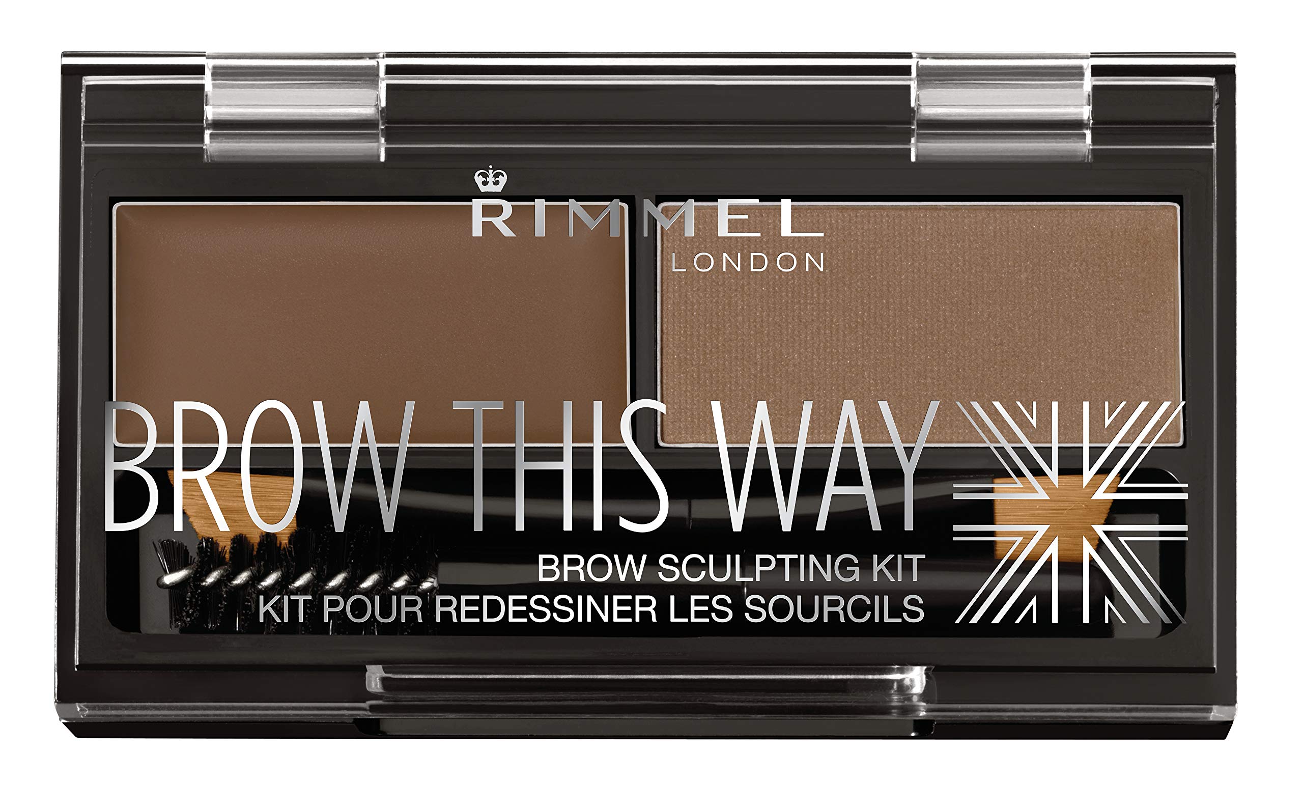 Rimmel Kit Sourcils Brow this way 002 Mid Brown