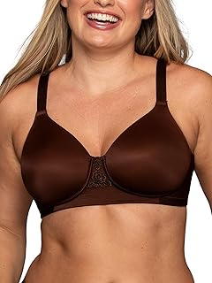 Vanity Fair Women's Full Figure Beauty Back Smoothing Bra, 4 Way Stretch Fabric, Lightly Lined Cups Up to H Bra (Pack of 1)