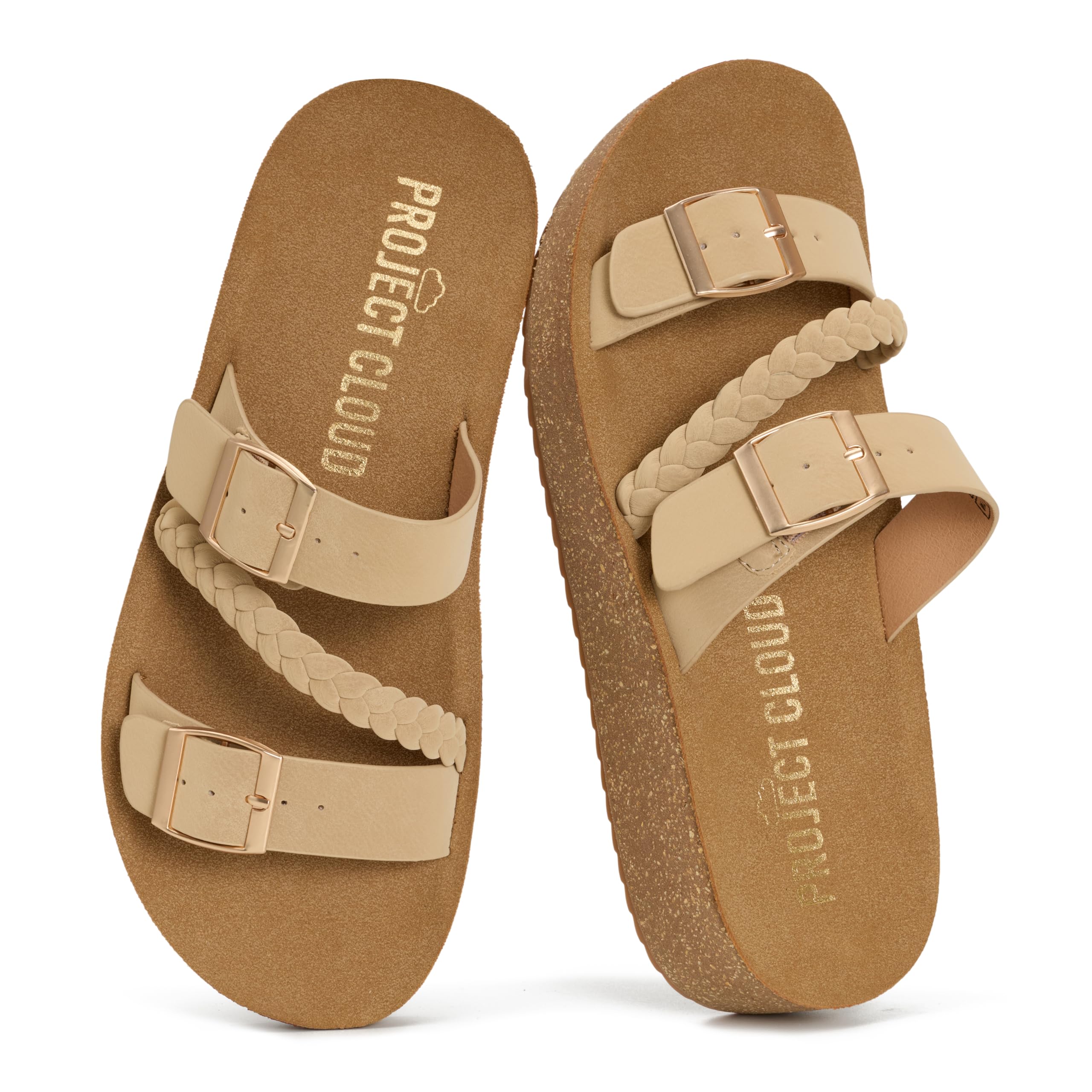 Project Cloud Platform Sandals Women Wedge Sandals for Women Womens Sandals