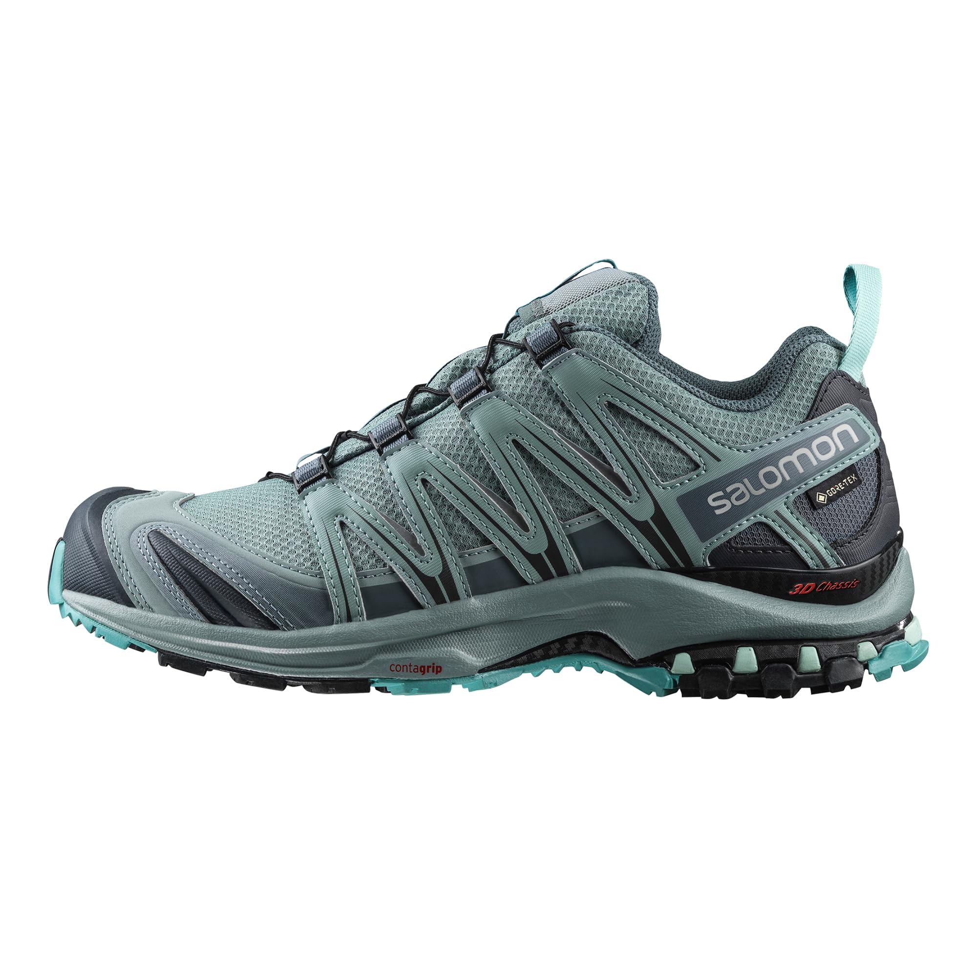 Salomon XA PRO 3D V7 Women's Waterproof Gore-Tex Trail Running Shoe, Bright Blue