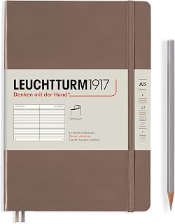 LEUCHTTURM1917 Notebook, A5, Horizontal Rule, Soft Cover, Warm Earth 363412