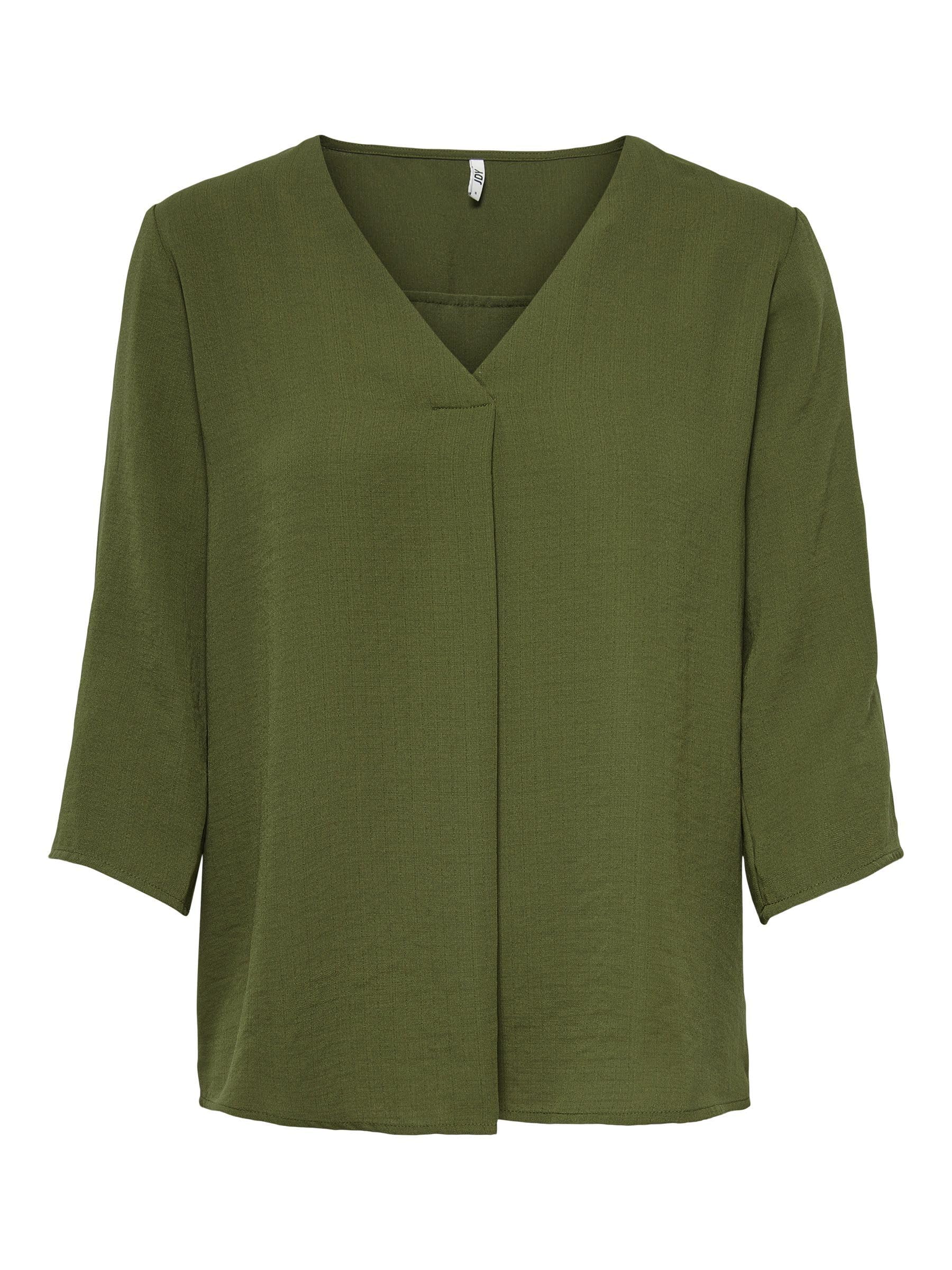 JDY Women's Jdy Divya 3/4 Top WVN Noos Blouse (Pack of 1)