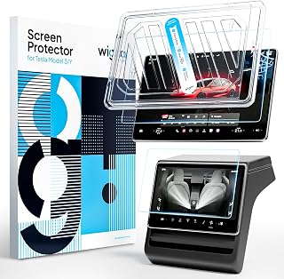 Wigoo for Tesla Model 3 Highland Screen Protector, 15.4"+8", Matte | For Model 3(2024~2026) Accessories, No Glare & Fingerprint, Tempered Glass Protector with Alignment Kit