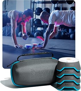BlazePod Reaction Training Kit Smart Pods for Speed, Agility & Cognitive Drills - Pro-Level Training for Athletes, Trainers, Therapists & Coaches - App Access Included (4 Pods)