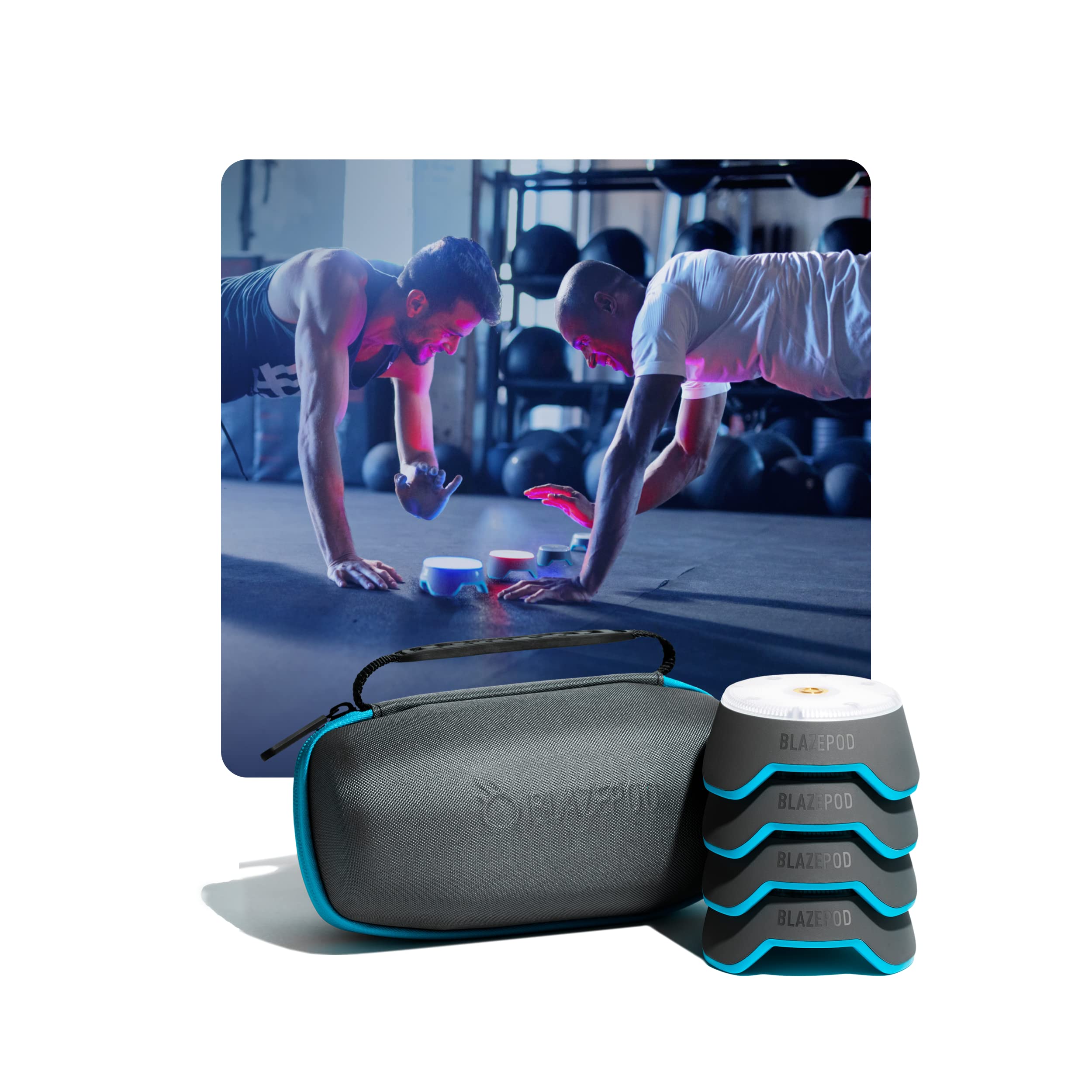 BlazePod Reaction Training Kit Smart Pods for Speed, Agility & Cognitive Drills 