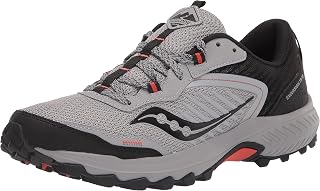 Saucony Men's Excursion Tr15 Trail Running Shoe, Alloy/Scarlet, 10 M US