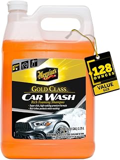 Meguiar's Gold Class Car Wash, 1 Gallon | Ultra-Rich Foam Car Wash Soap and Conditioner for Vehicle Cleaning, Paint Cleaner , Clean and Condition in One Easy Step