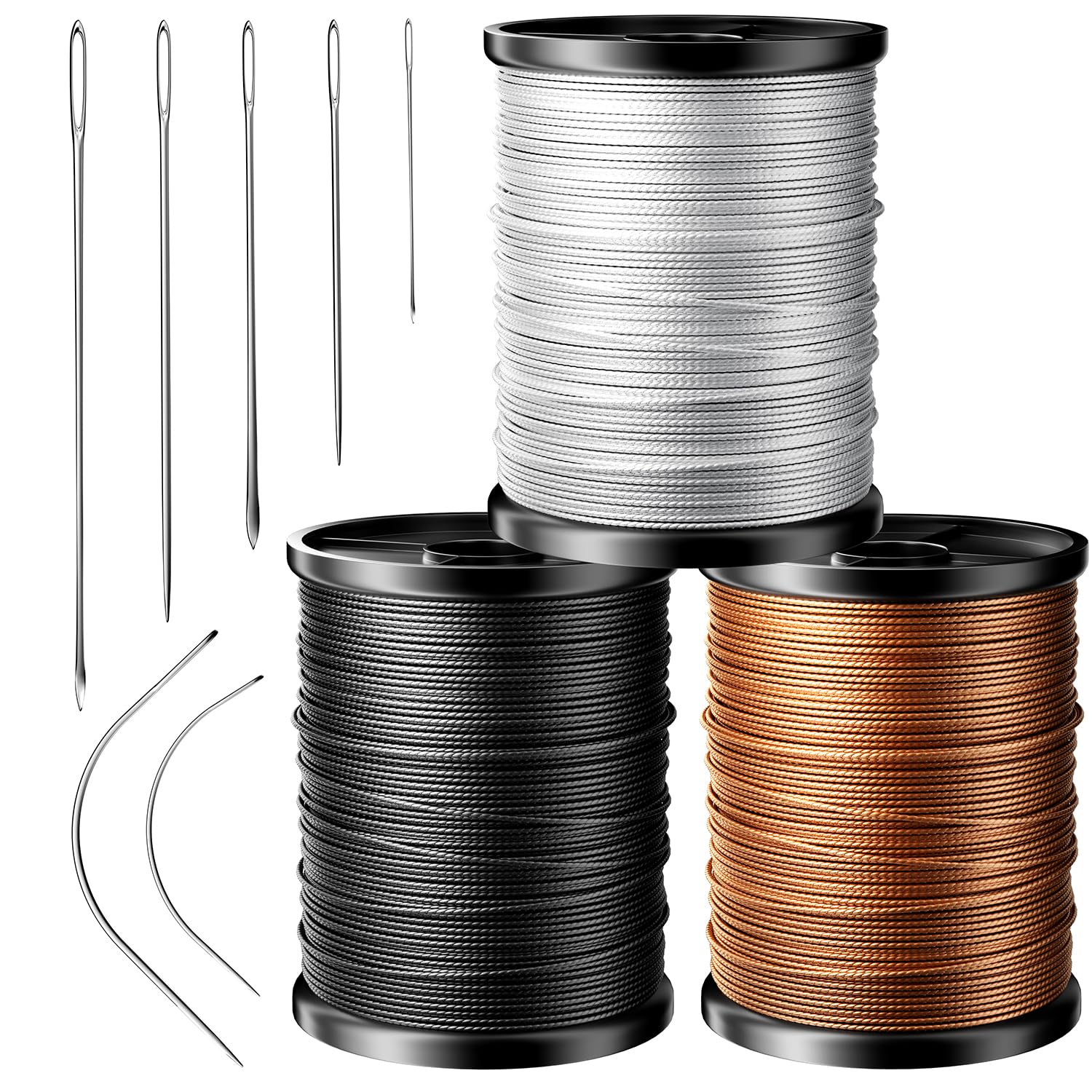 Professional Upholstery Repair Sewing Thread Kit | Heavy Duty Waxed Nylon Thread