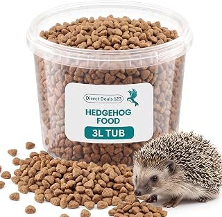 3L Hedgehog Food UK Dry Crunchy Biscuits for Wild Hedgehogs