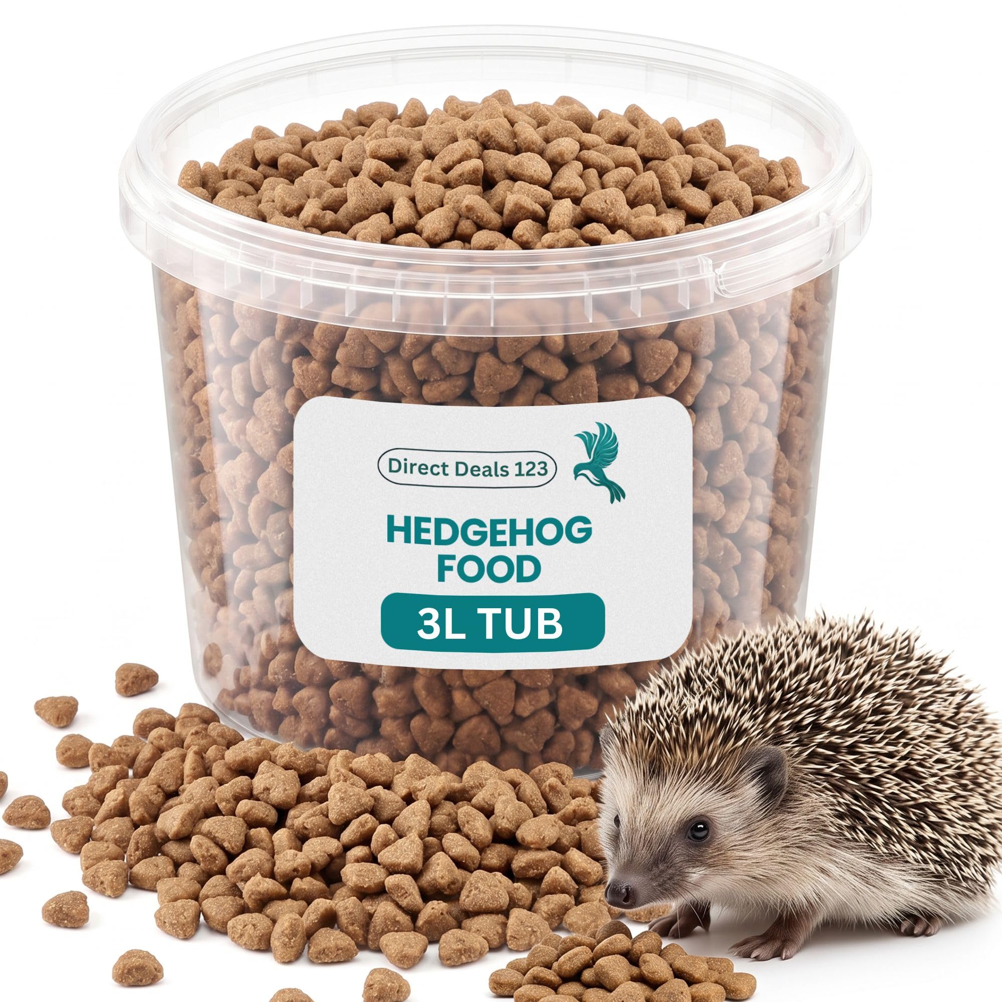 3L Hedgehog Food UK Dry Crunchy Biscuits for Wild Hedgehogs