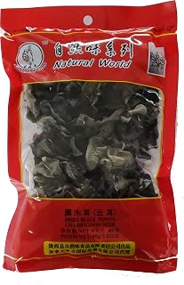 Natural World Wood Ear Mushrooms 80 Grams (Whole)