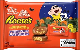 REESE’S Pumpkin/Snoopy & Friends Snack Size bag, 357g, Pumpkin & Peanuts Partnership