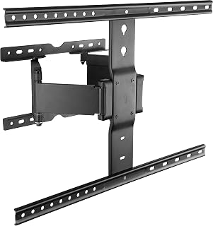 Poppstar TV Wall Mount Swivelling 37-80 Inch Super Strong for Flat and Curved Monitors up to 50 kg (VESA 200 x 200 up to max. 600 x 400)