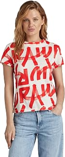 G-Star Calligraphy Allover Top Top Donna