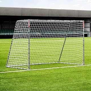 FORZA Steel42 Football Goal – Premium Heavy-Duty Steel Garden Goal | 100% Weatherproof, Tool-Free Setup, Unbreakable 42mm Galvanised Frame + All-Weather Net | Multiple Sizes & Optional Rebounder Kit