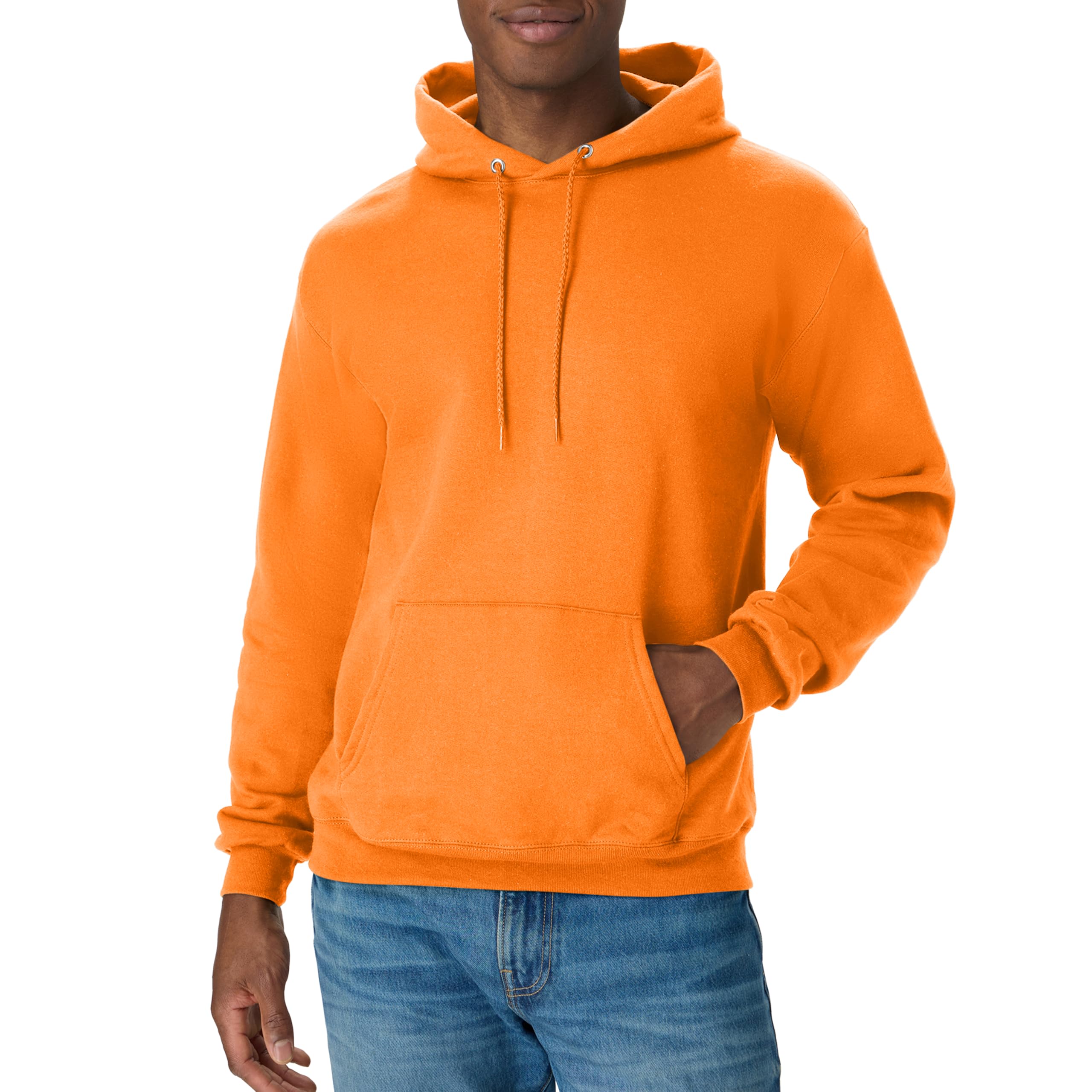 Hanes Ecosmart Men's Midweight Fleece Sweatshirt, Men's Hooded Sweatshirt, Men's