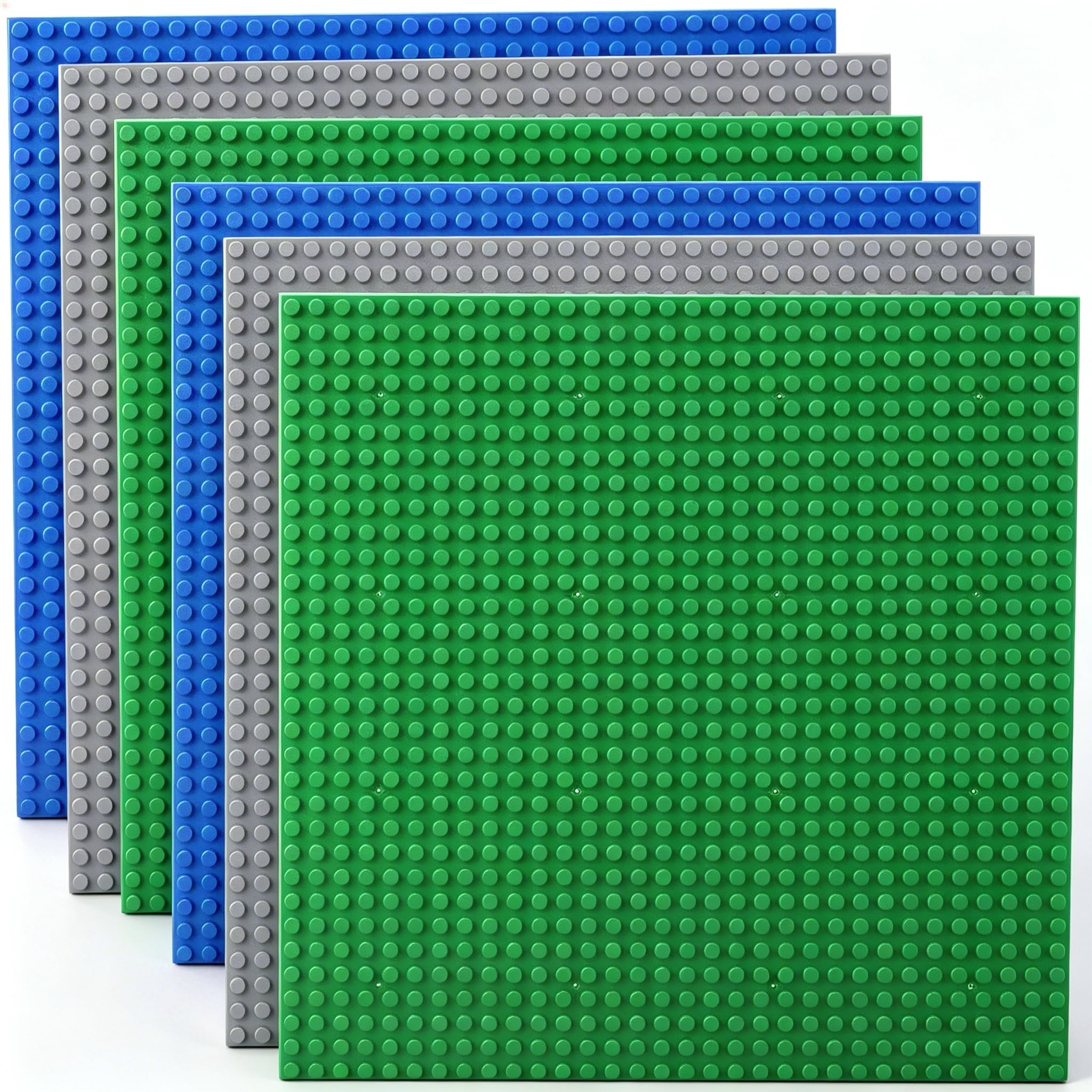 Classic Baseplates for Lego, 10" x 10" Building Brick Table Base Plates 32x32 St