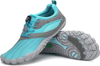 SAGUARO Barefoot Trail Shoes Men Shoes Women's Water Shoes Minimalist Sneakers, light blue, 40 EU